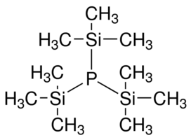 Tris(trimethylsilyl)phosphine - CAS:15573-38-3 - P(TMS)3, Tris(trimethylsilyl)phosphane, Phosphine, tris(trimethylsilyl)-